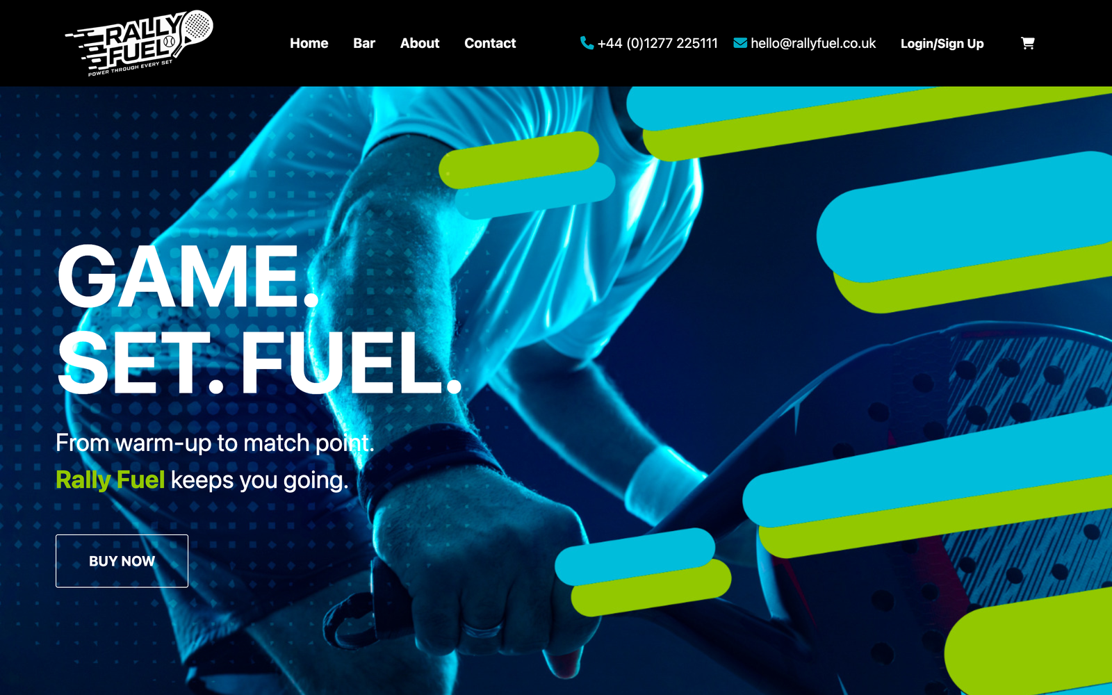 Rally Fuel website